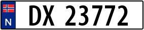 Truck License Plate
